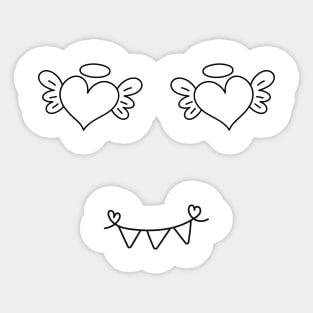 Minimalism - Love smile Sticker